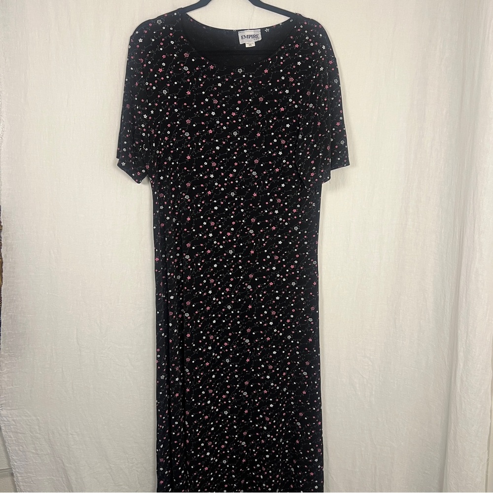 Empire U.S.A Floral Maxi Dress